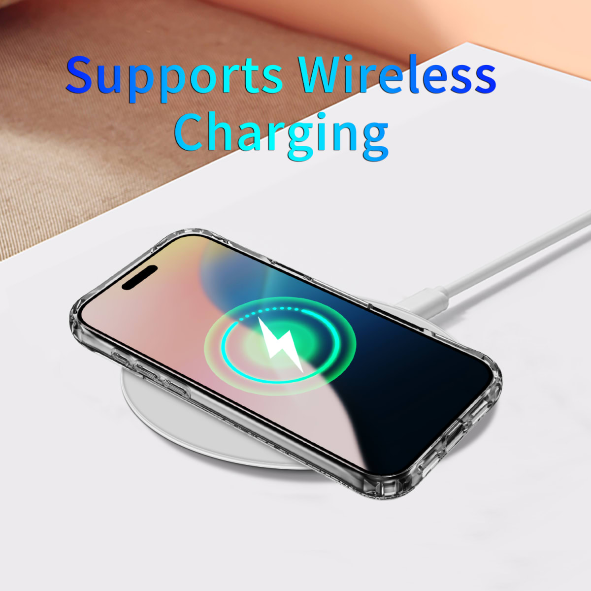 CARCASA TRANSPARENTE MAGSAFE REFORZADA IPHONE 17 PRO3