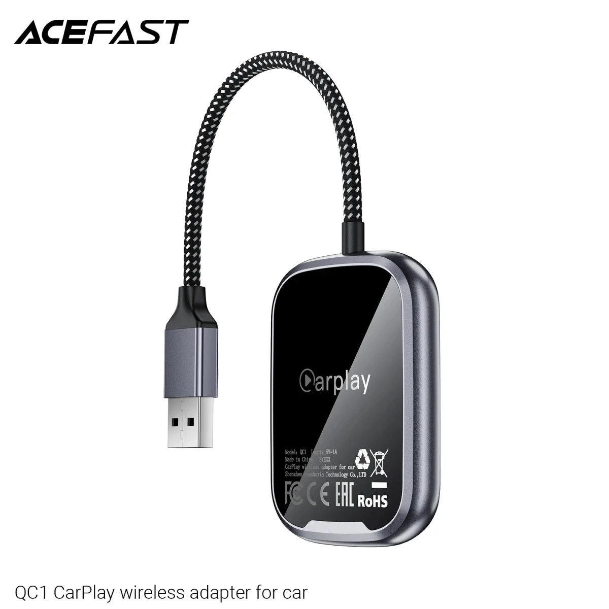 ADAPTADOR PARA CARPLAY INALAMBRICO (QC1)1