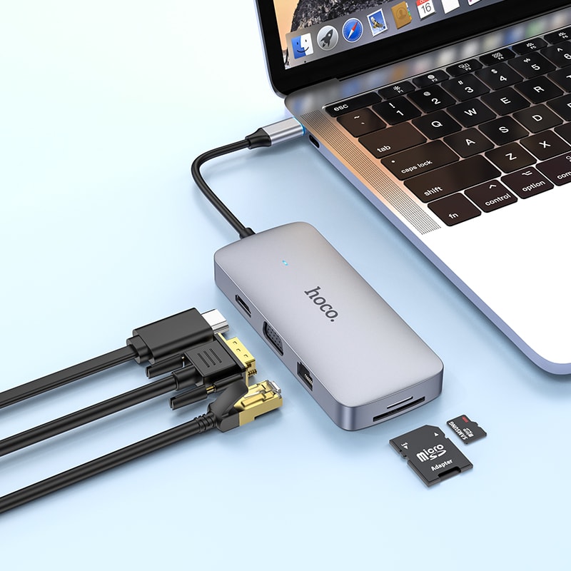 HUB USB C 10 EN 1 MULTIFUNCION (HB33)2