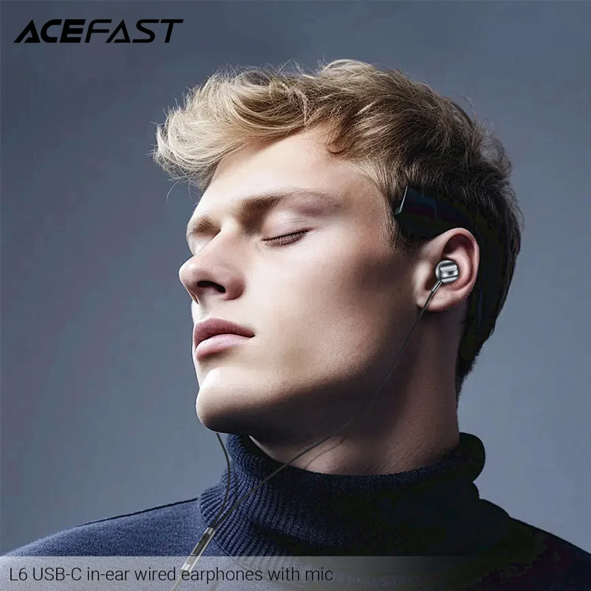 AUDIFONOS TIPO C CON MICROFONO Y GOMITAS (L6)2