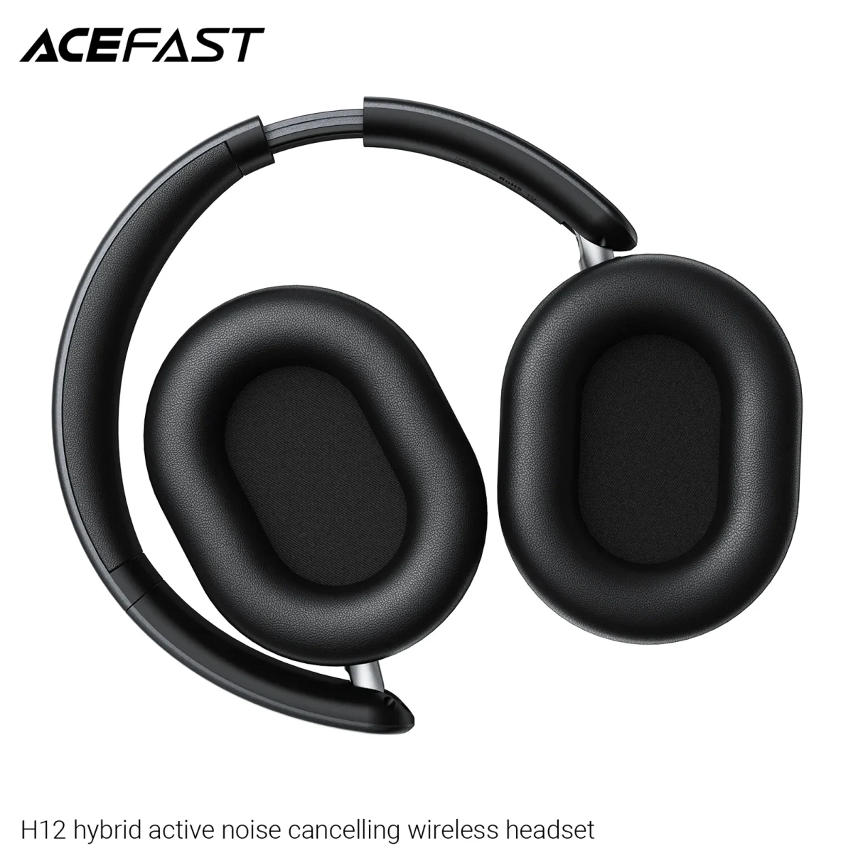 AURICULARES NEGRO INALAMBRICOS CON CANCELACION DE RUIDO (H12)2