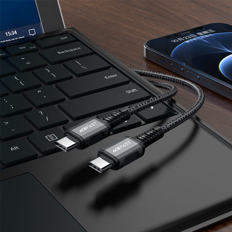 CABLE USB-C A USB-C 1.2M C1-03 CERTIFICADO MFI4