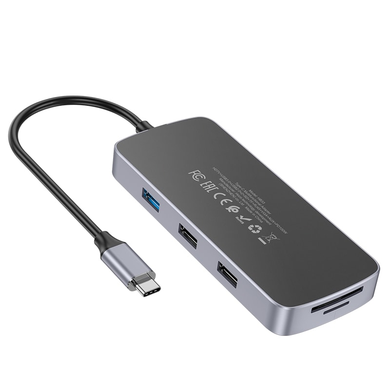 HUB USB C 10 EN 1 MULTIFUNCION (HB33)5