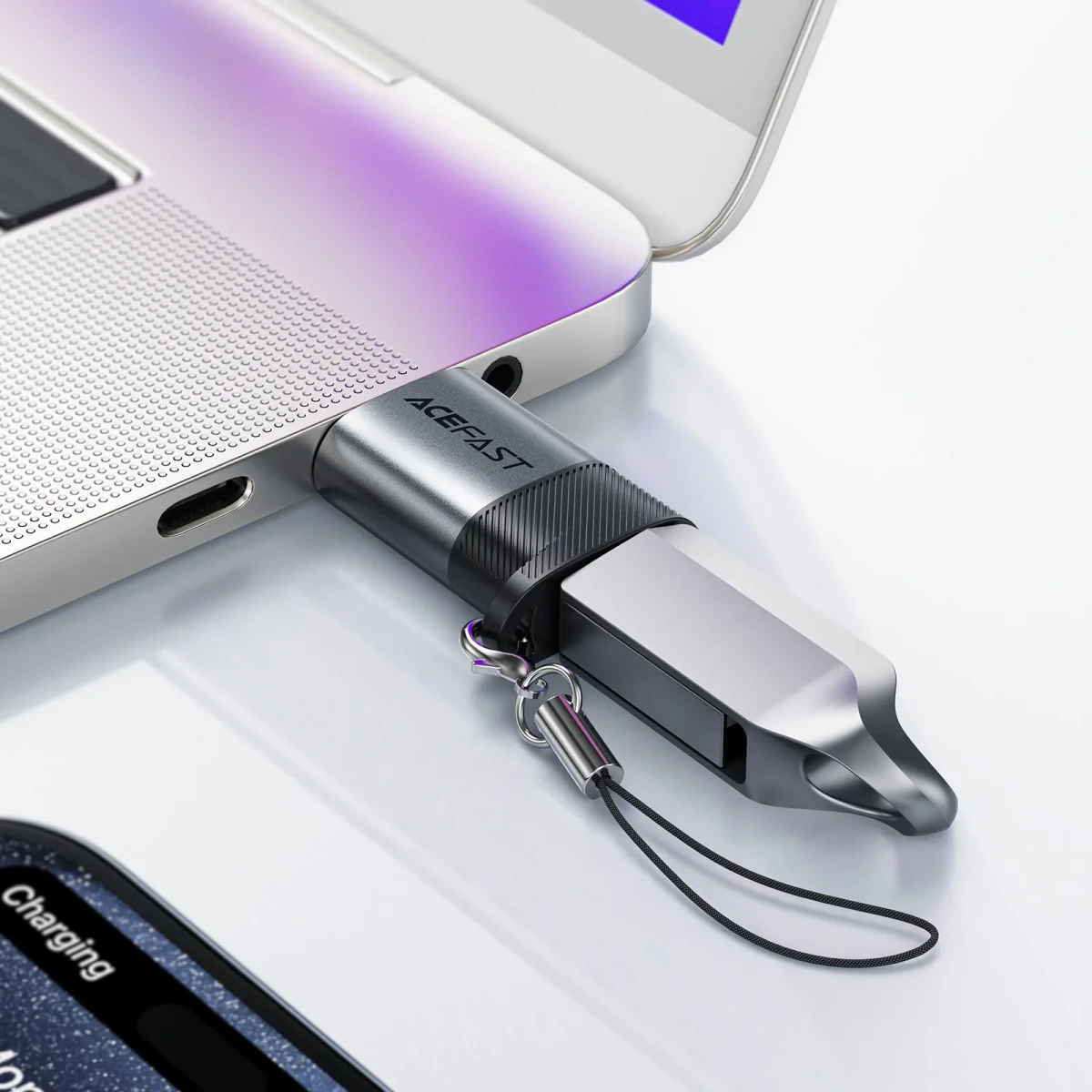 ADAPTADOR USB C A USB A MACHO (J8)3