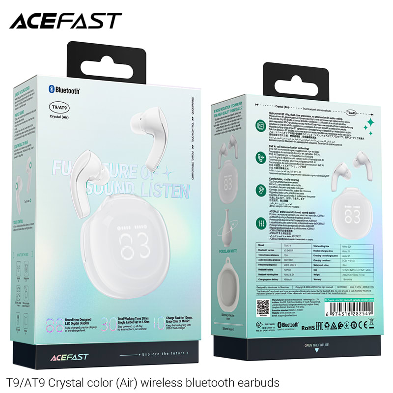 AUDIFONOS BLUETOOTH T9 BLANCO3