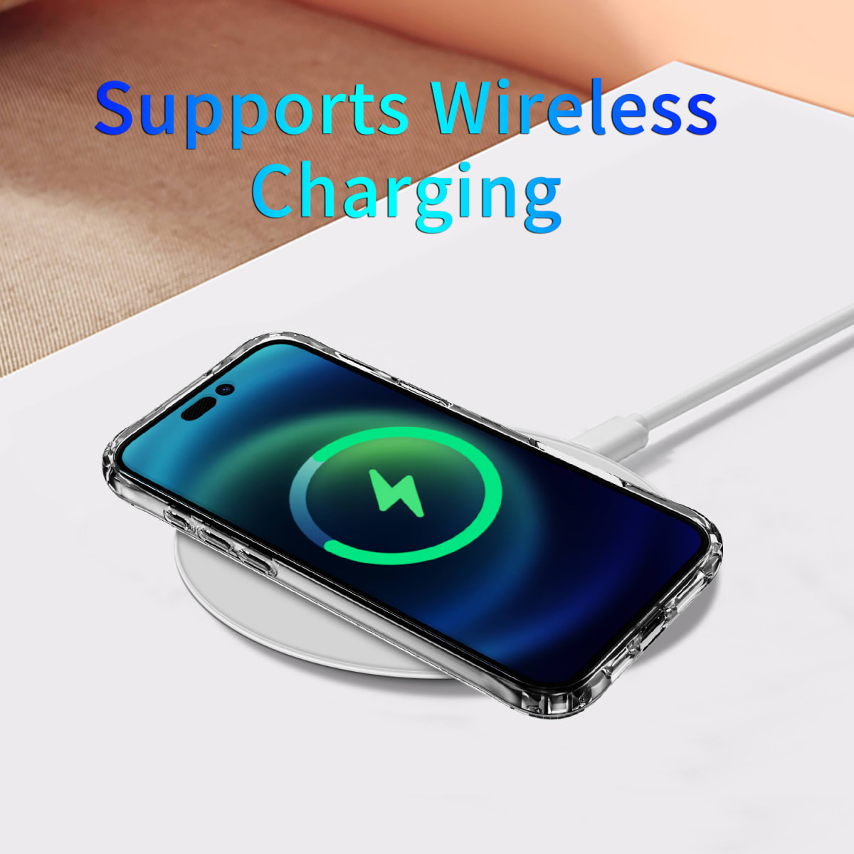 CARCASA TRANSPARENTE MAGSAFE REFORZADA IPHONE 174