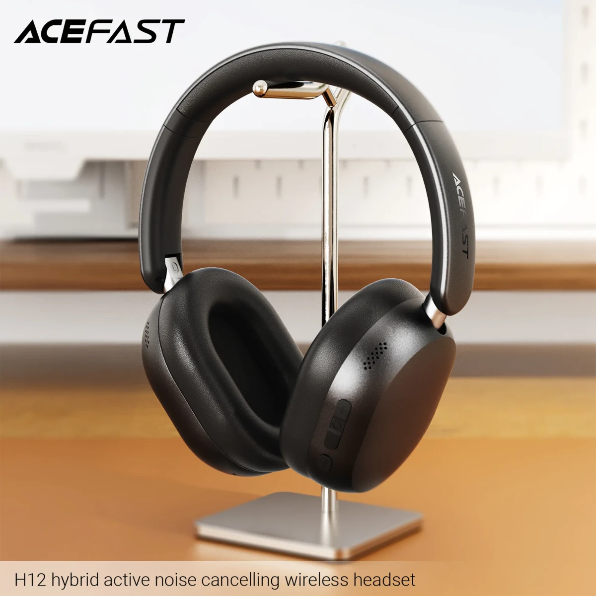 AURICULARES NEGRO INALAMBRICOS CON CANCELACION DE RUIDO (H12)3