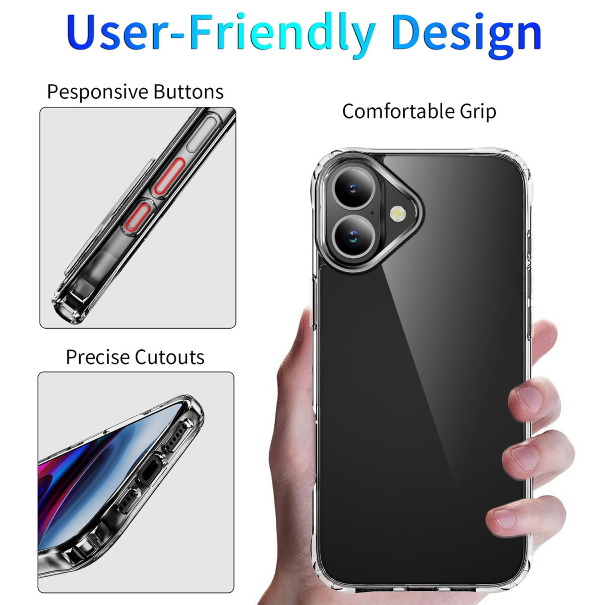 CARCASA TRASPARENTE REFORZADA IPHONE 171