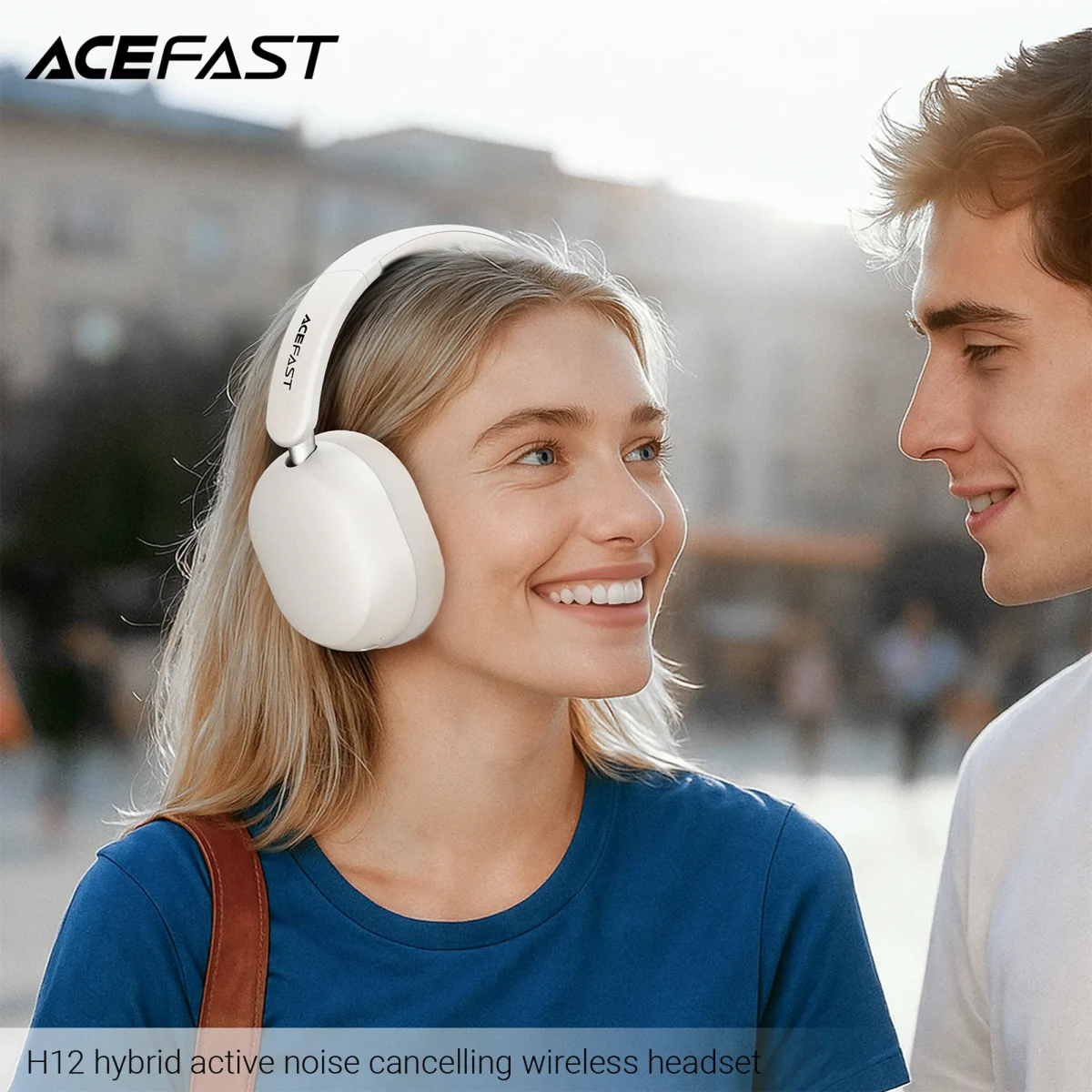 AURICULARES BLANCO INALAMBRICOS CON CANCELACION DE RUIDO (H12)1