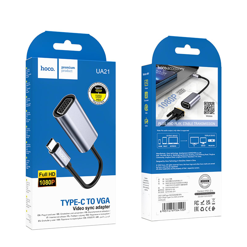 ADAPTADOR TIPO C A VGA (UA21)1
