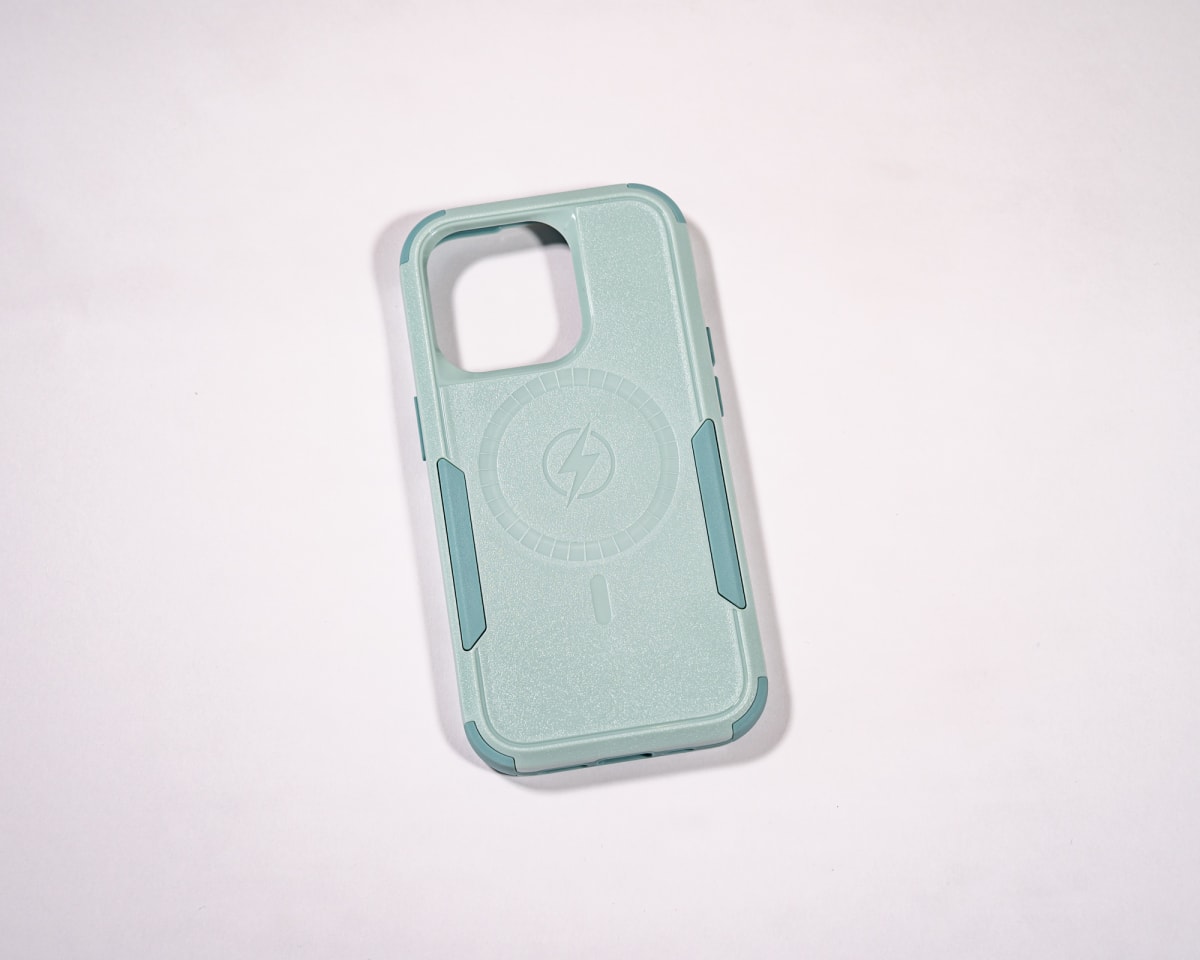 ANTIGOLPES 2 MAGSAFE ALTA PROTECCION VERDE AGUA IPHONE 14 PRO7