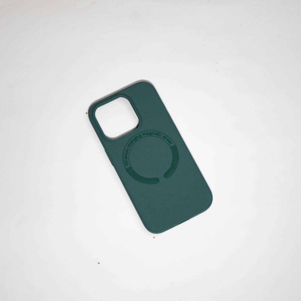 CARCASA SILICONA MAGSAFE - VERDE OSCURO IPHONE 151