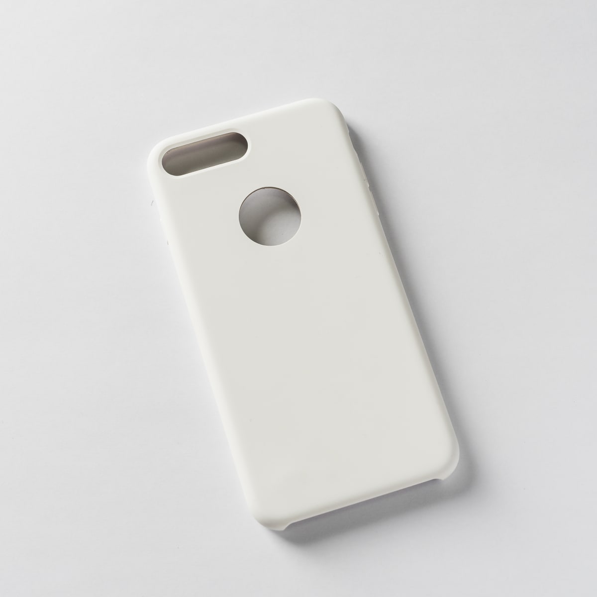 SILICONA SIN LOGO BLANCO IPHONE 7P/8P1
