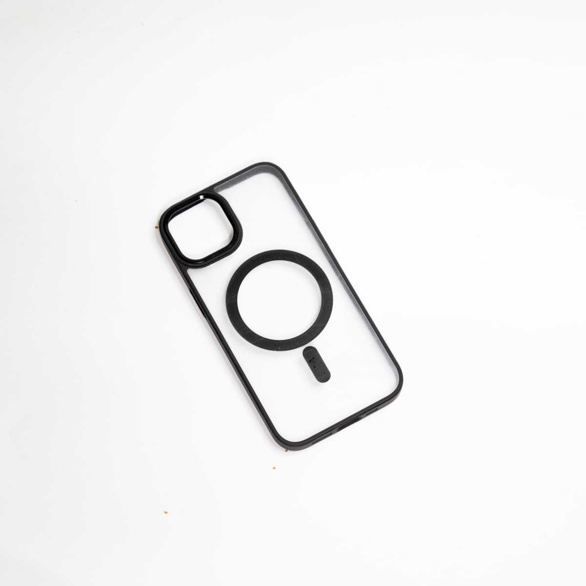 TRANSPARENTE BORDE COLOR MAGSAFE IPHONE 11 NEGRO1