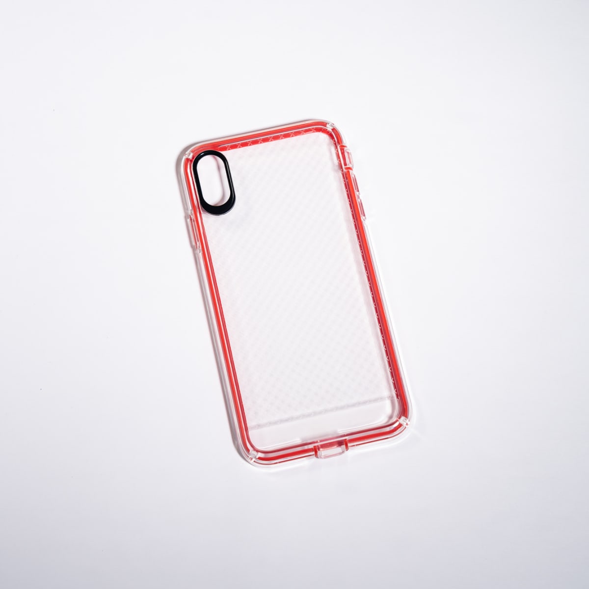 ANIGMA ANTIGOLPE BORDE INTERCAMBIABLE ROJO Y NEGRO IPHONE XS MAX2