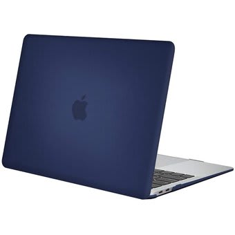 SILICONA AZUL MARINO DURA MACBOOK NEW AIR 13.3” (A1932, A2179, A2337)1