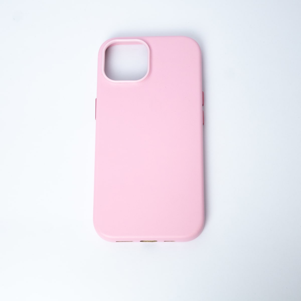 CARCASA CUERO MAGSAFE IPHONE 15 ROSADO1