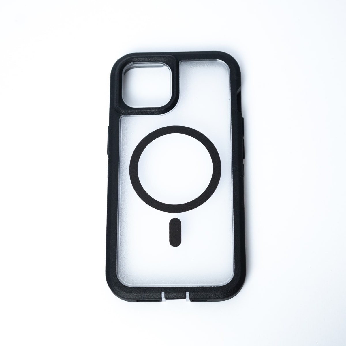ANTIGOLPES MAGSAFE IPHONE 14 PRO TRANSPARENTE BORDE NEGRO1