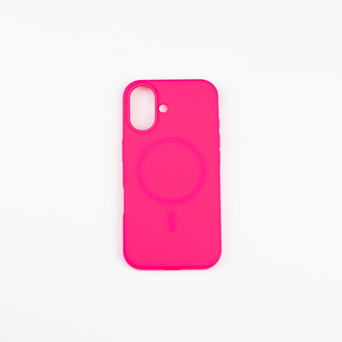 CARCASA DE SILICONA CON MAGSAFE IPHONE 16 FUCSIA1