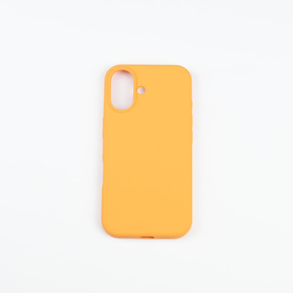 CARCASA DE SILICONA CON MAGSAFE IPHONE 16 NARANJO1