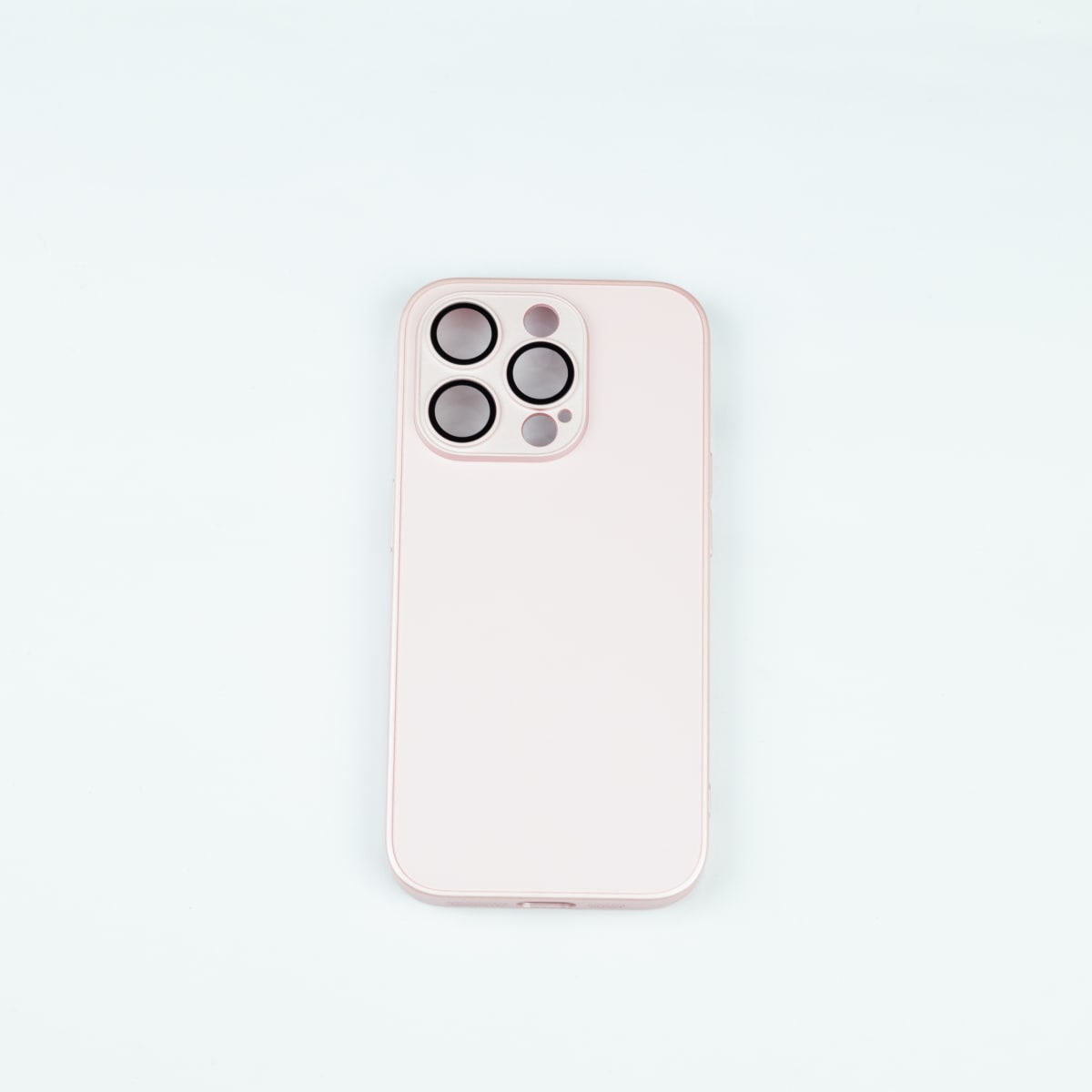 CARCASA AG VIDRIO METALIZADO MATE CON MAGSAFE IPHONE 15 PRO ROSADO1