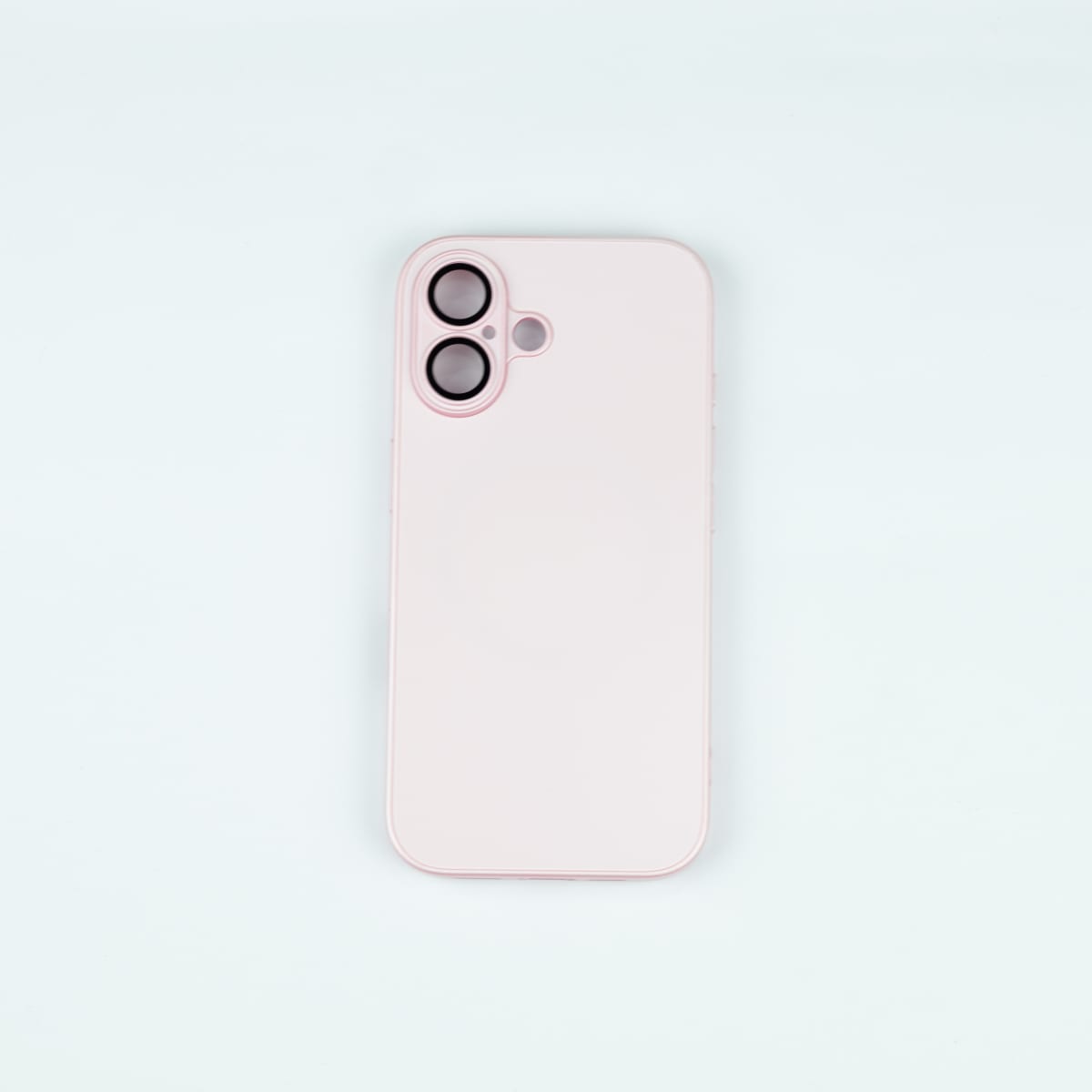CARCASA AG VIDRIO METALIZADO MATE CON MAGSAFE IPHONE 16 ROSADO1