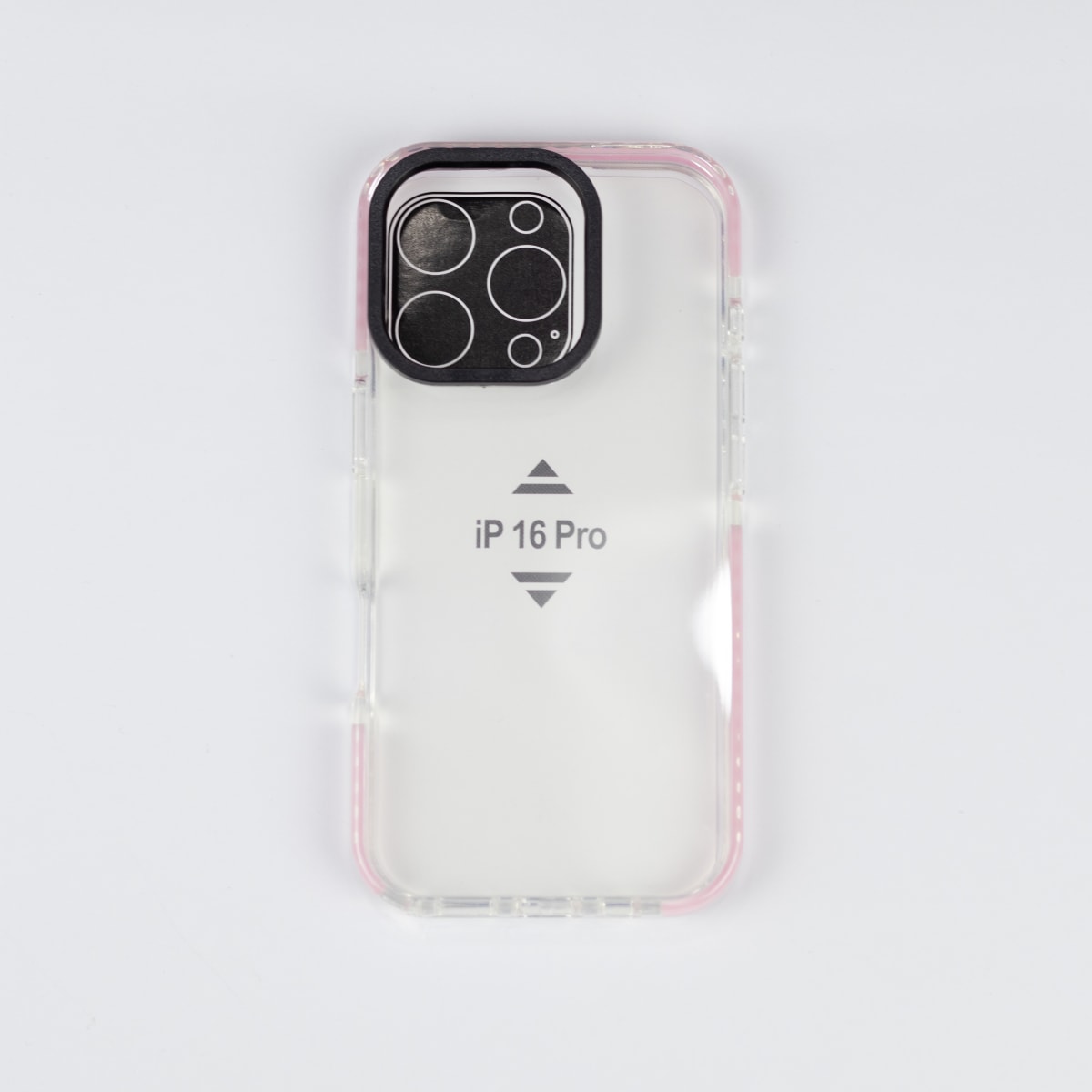 TIPO TECH 21 TRANSPARENTE BORDE ROSADO IPHONE 16 PRO1
