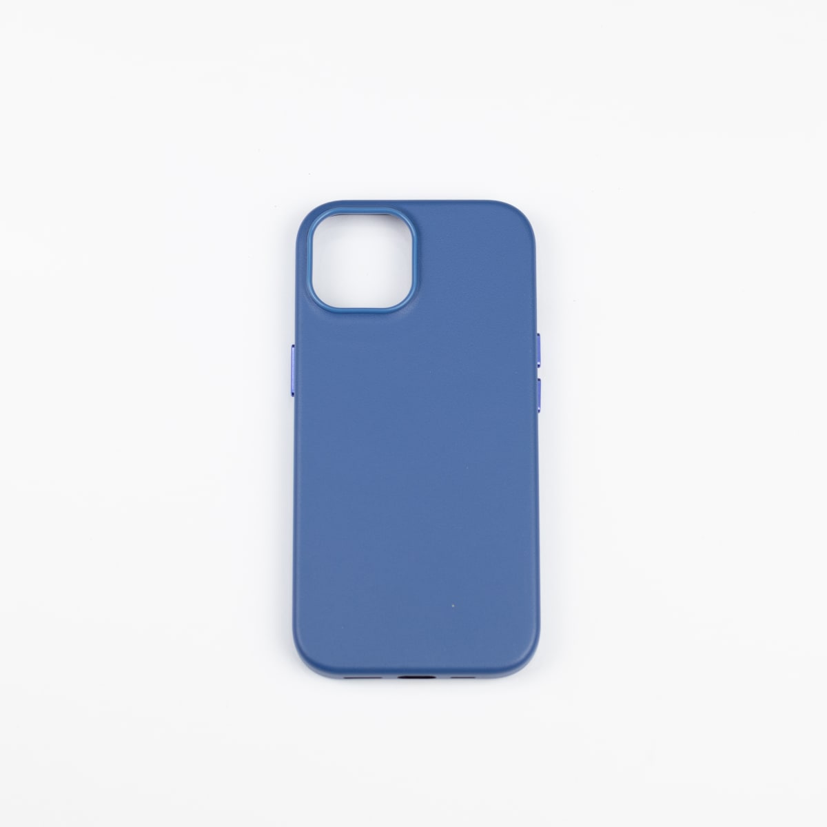 CARCASA CUERO MAGSAFE IPHONE 15 AZUL1
