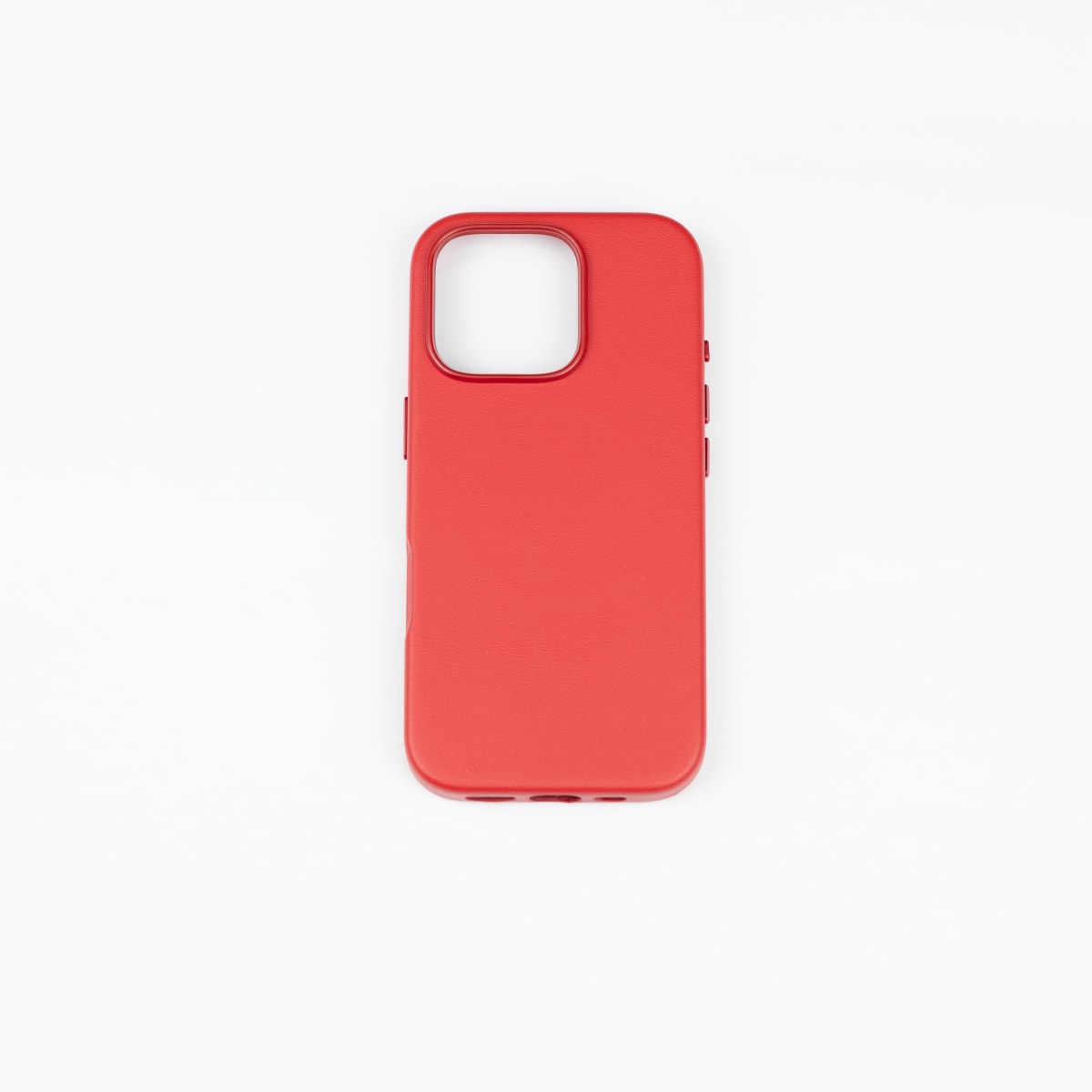 CARCASA CUERO MAGSAFE IPHONE 16 PRO ROJO1