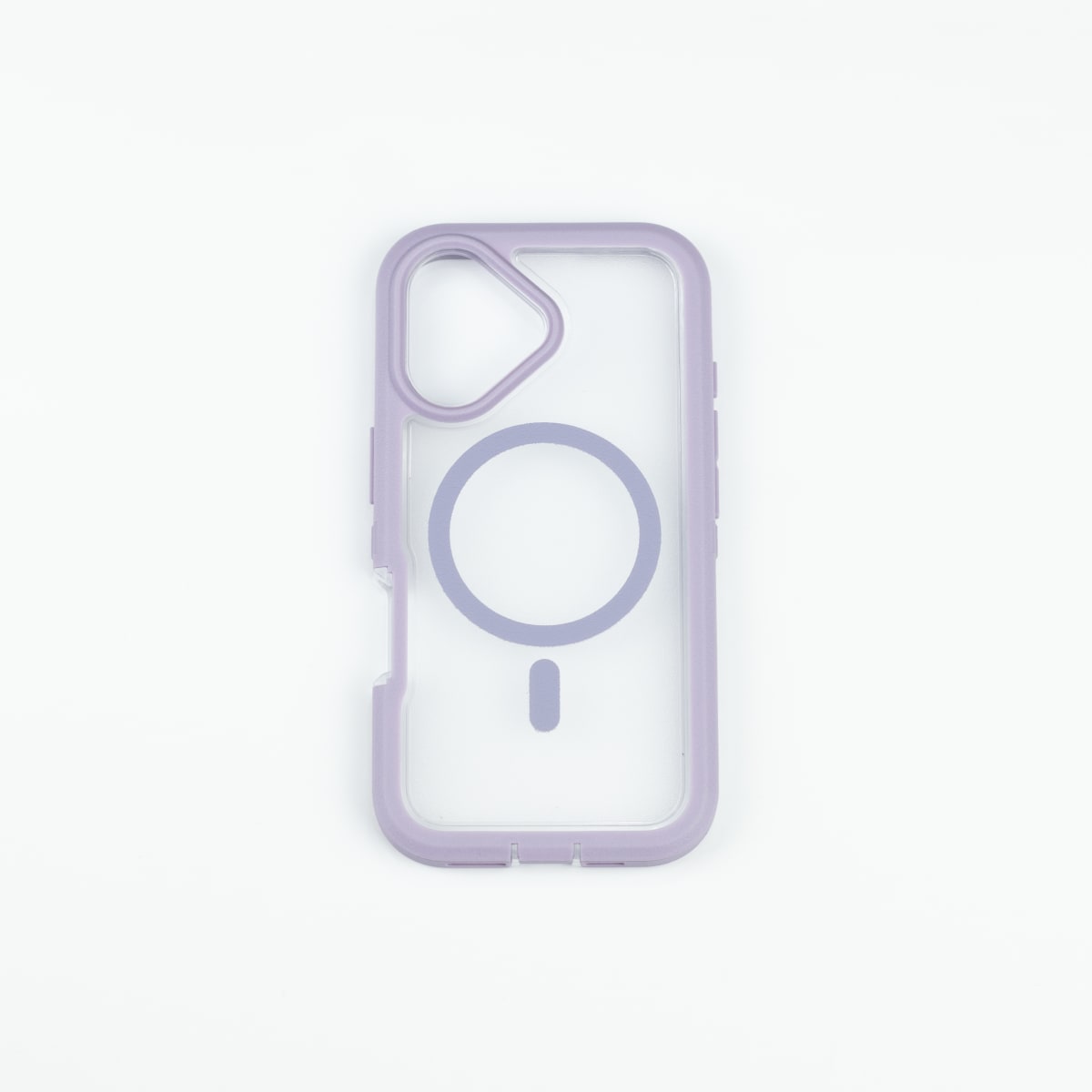 ANTIGOLPES MAGSAFE IPHONE 16 TRANSPARENTE BORDFE LILA1