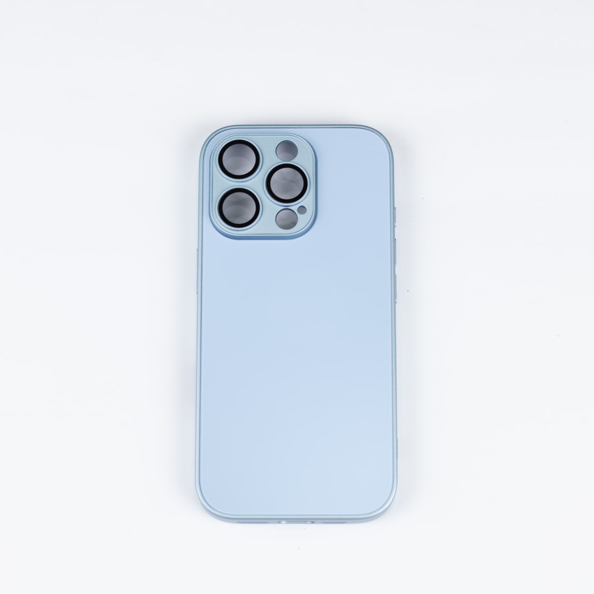CARCASA AG VIDRIO METALIZADO MATE CON MAGSAFE IPHONE 16 PRO MAX CELESTE1