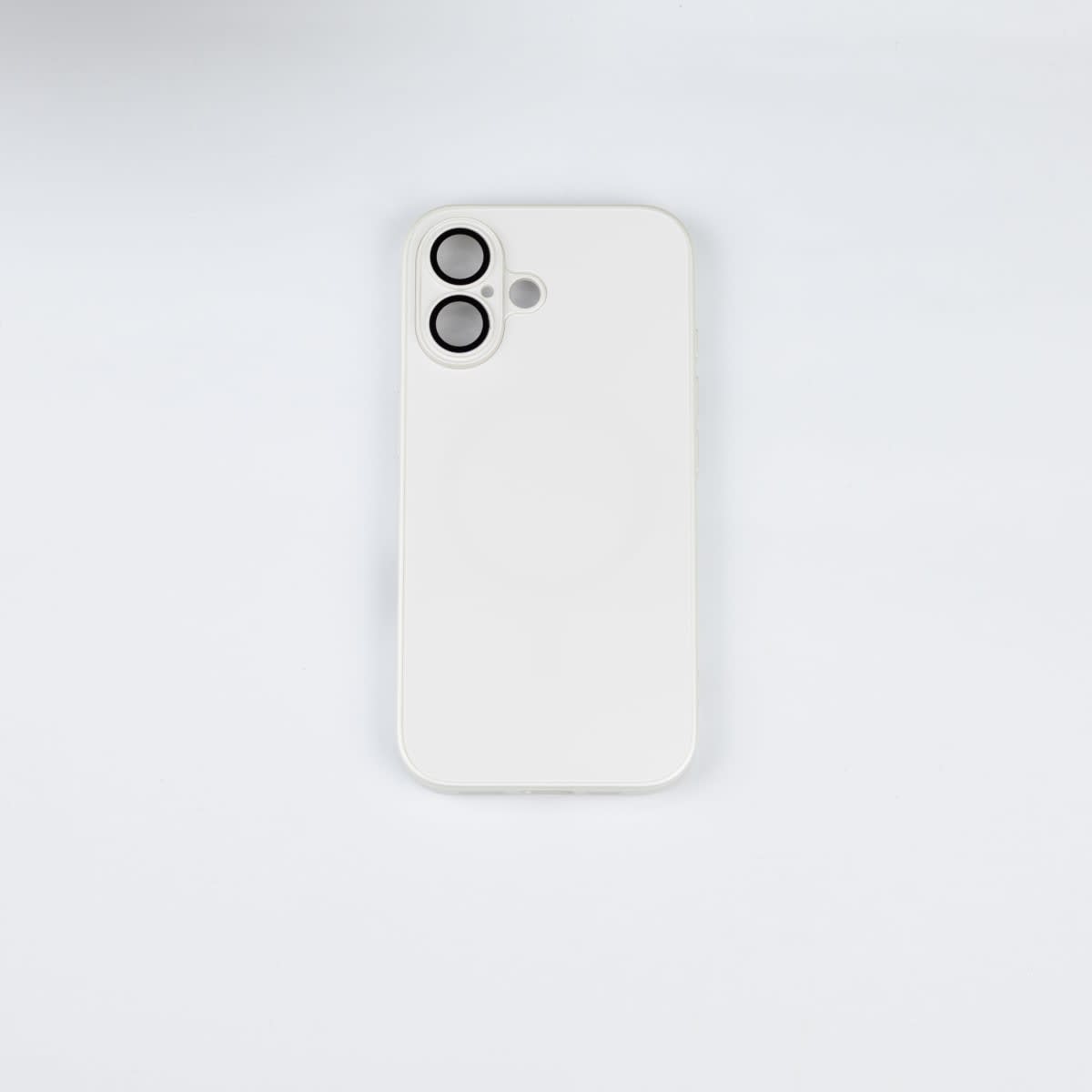 CARCASA AG VIDRIO METALIZADO MATE CON MAGSAFE IPHONE 16 PLUS BLANCO1