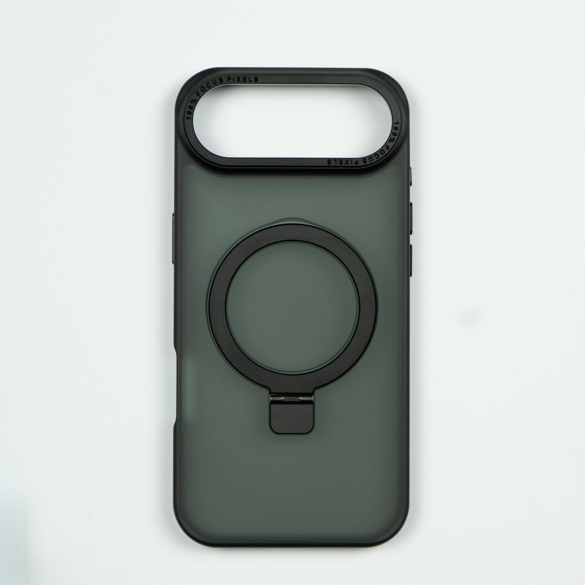 CARCASA MATE NEGRO CON SOPORTE METALICO MAGSAFE IPHONE 17 AIR1