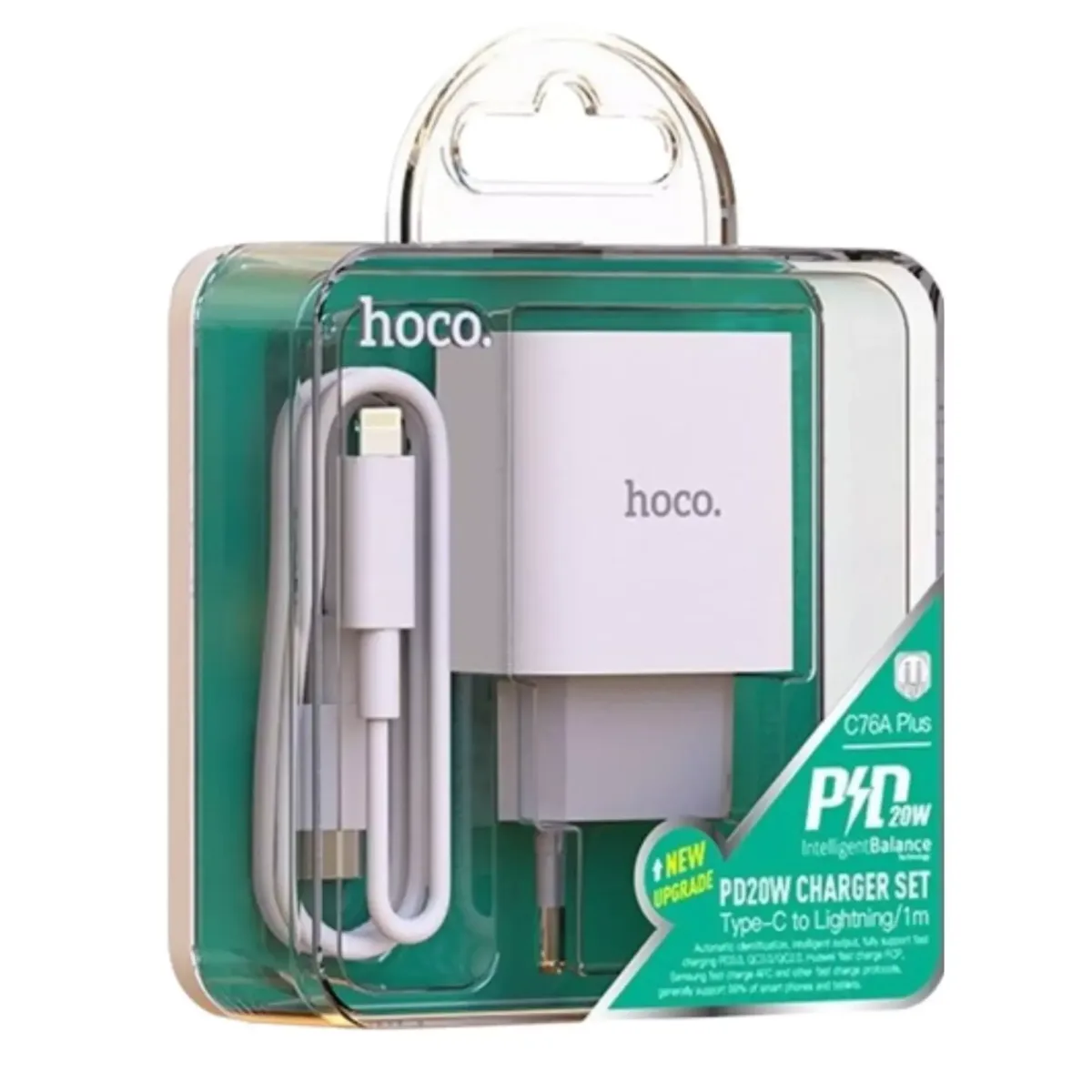 ENCHUFE 20W USB-C + CABLE LIGHTNING (C76A PLUS)2