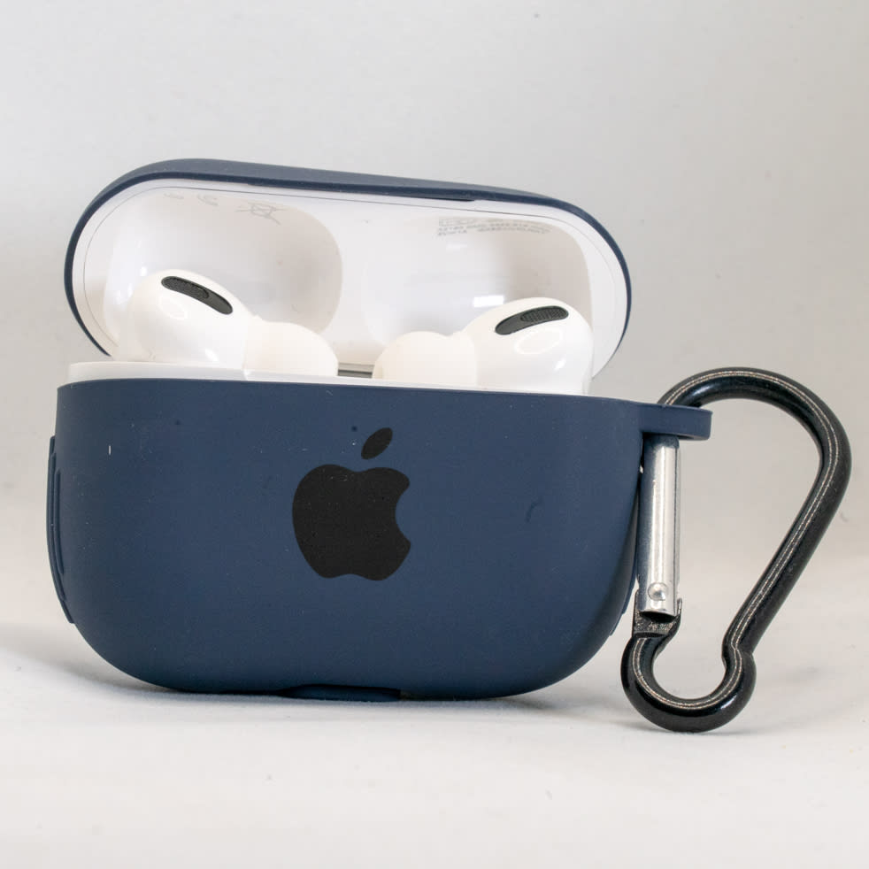 FUNDA SILICONA AIRPODS PRO AZUL MARINO1