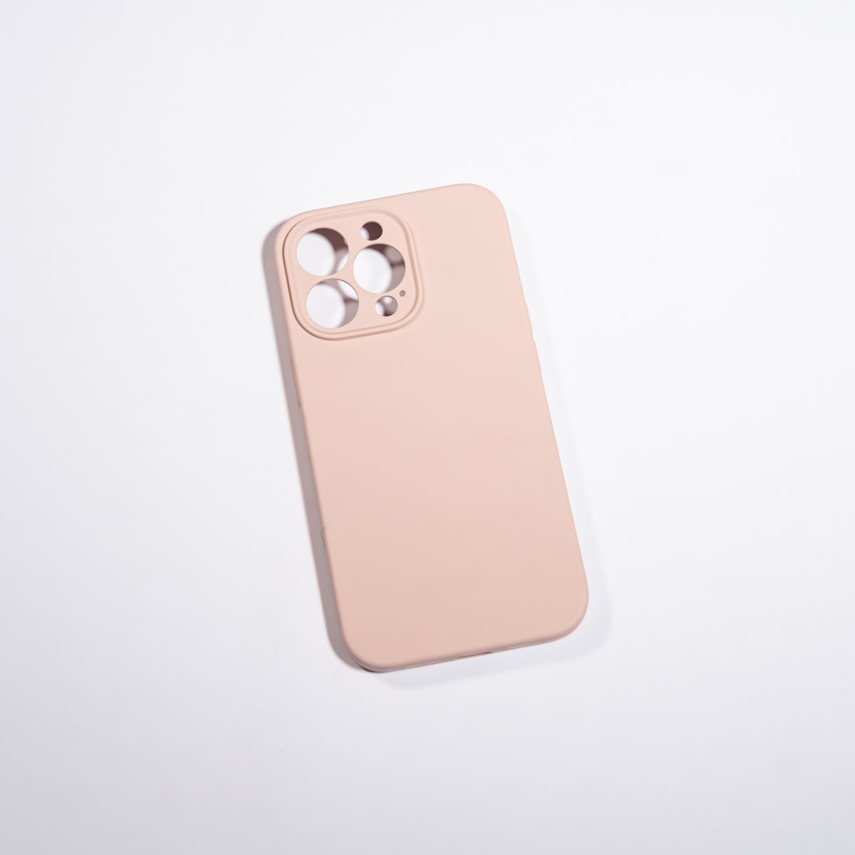 SILICONA C/TERCIOPELO ROSADO IPHONE 13 PRO1