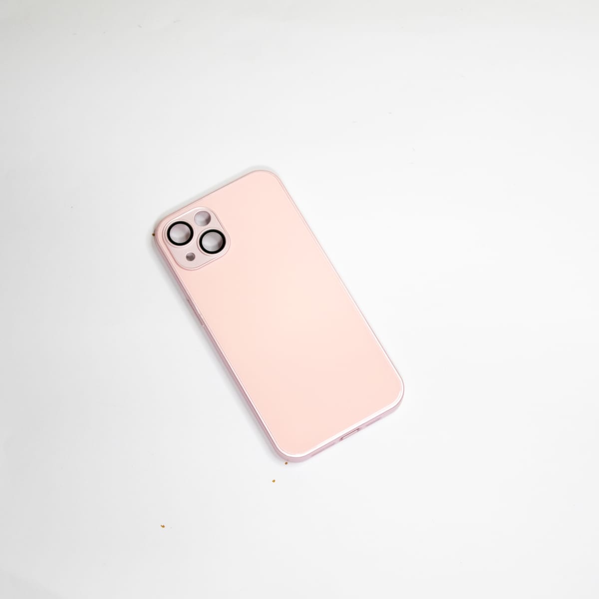 CARCASA VIDRIO 9D Y PROTECTOR CÁMARA - ROSADO IPHONE 131