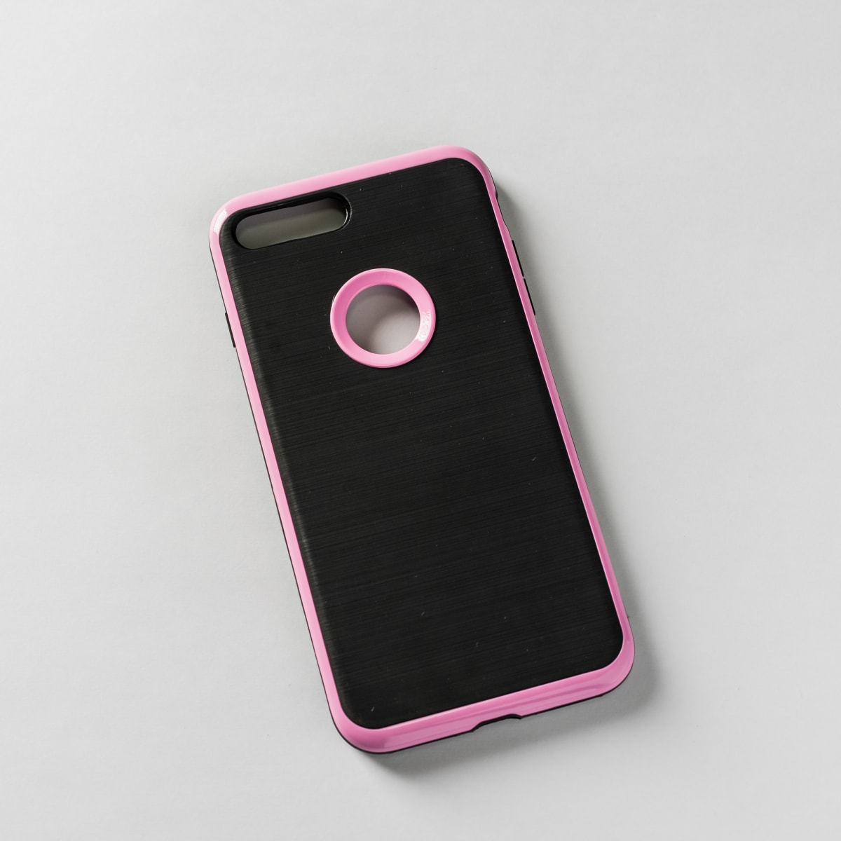 GOMA + BORDE ROSADO IPHONE 7P/8P1