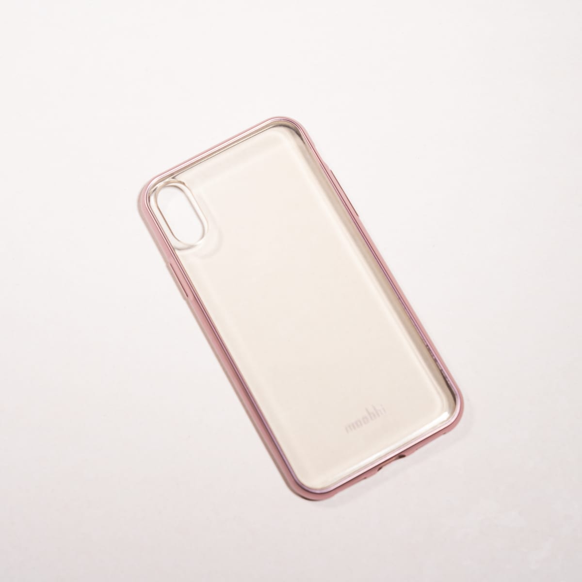 MOSHI TRANSPARENTE BORDE ROSADO IPHONE X/XS1