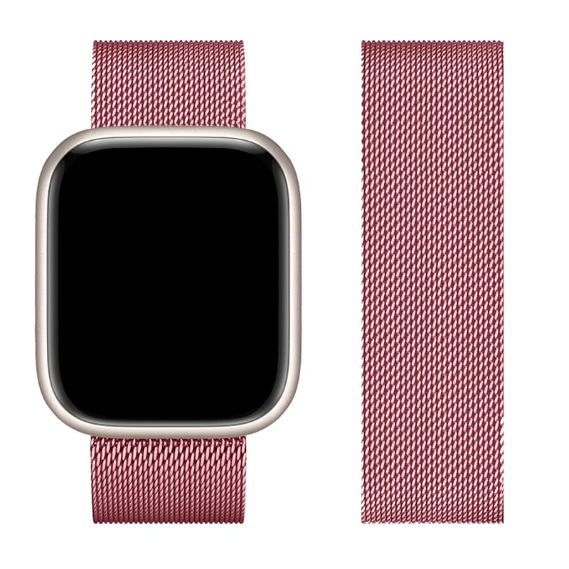 CORREA ACERO TIPO PULSERA CON IMÁN ORO ROSA 38/40/41MM (WA03)2