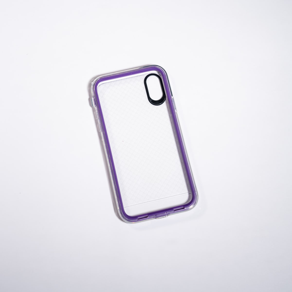 ANIGMA ANTIGOLPE BORDE INTERCAMBIABLE MORADO Y NEGRO IPHONE X/XS2