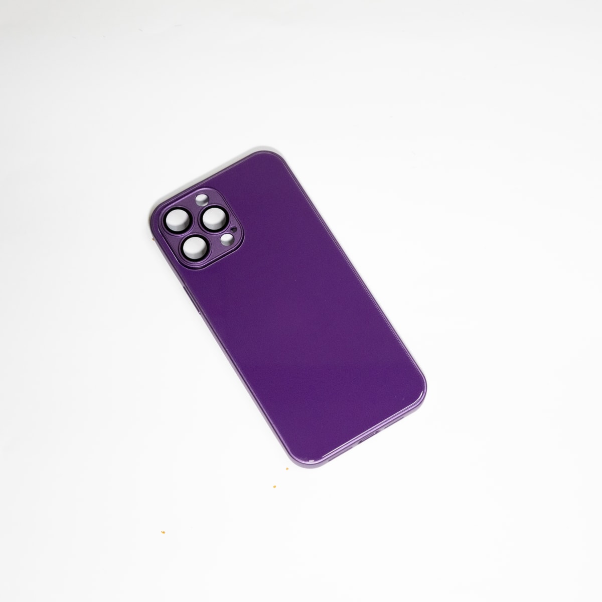 CARCASA VIDRIO 9D Y PROTECTOR CÁMARA - MORADO IPHONE 13 PRO MAX1