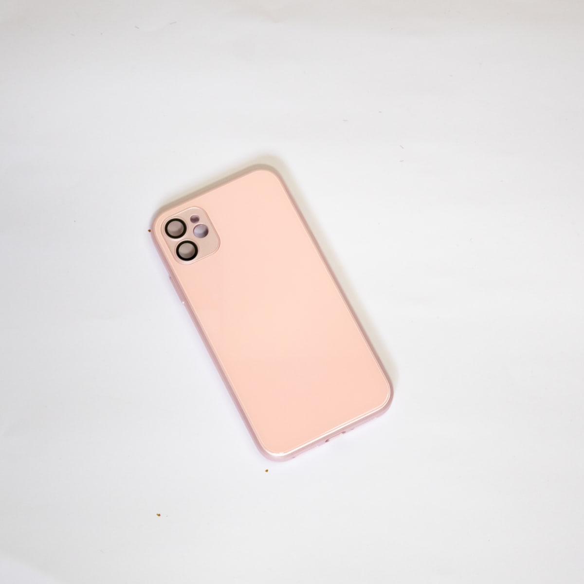 CARCASA VIDRIO 9D Y PROTECTOR CÁMARA - ROSADO IPHONE 111