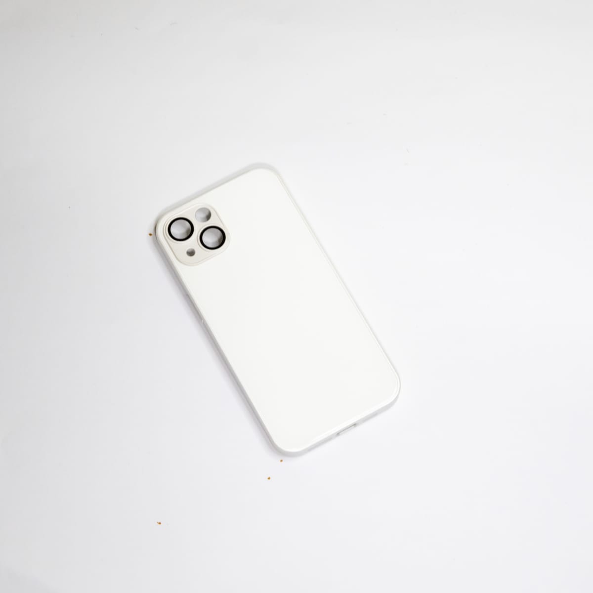 CARCASA VIDRIO 9D Y PROTECTOR CÁMARA - BLANCO IPHONE 131