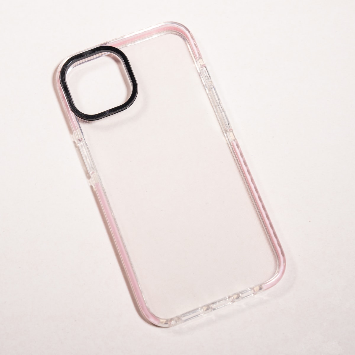 TIPO TECH 21 TRANSPARENTE BORDE ROSADO IPHONE 131