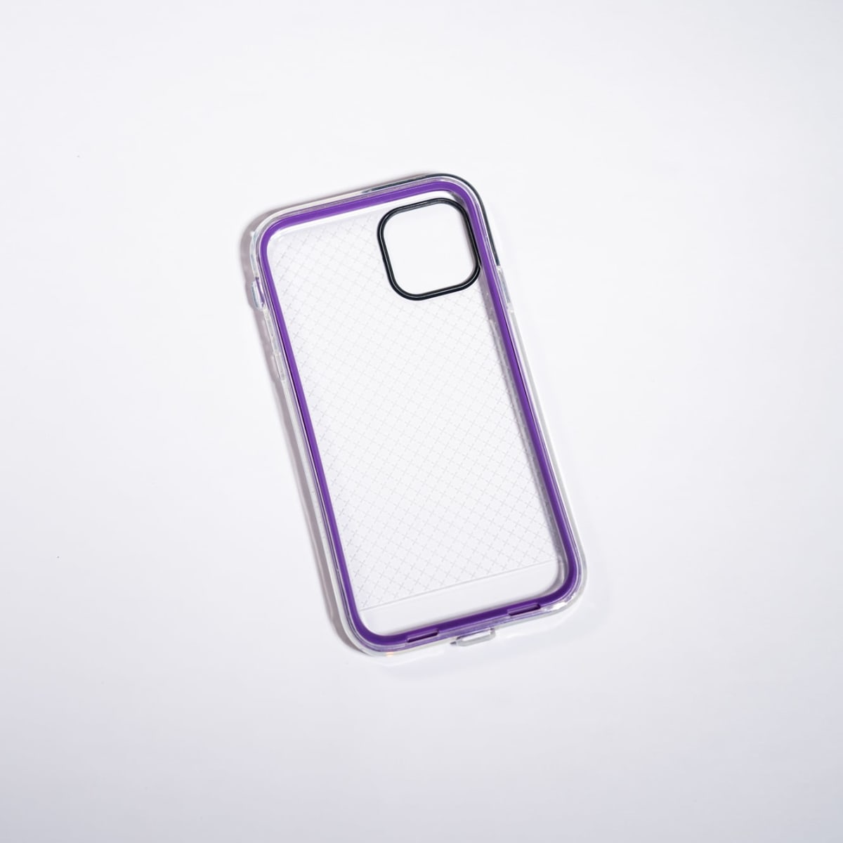 ANIGMA ANTIGOLPE BORDE INTERCAMBIABLE MORADO Y NEGRO IPHONE 112