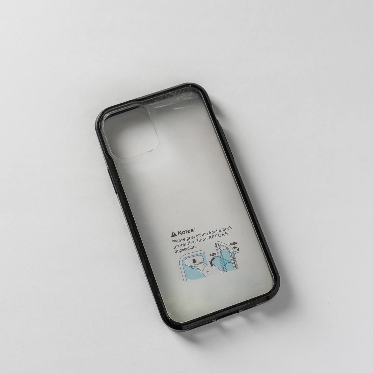 TRANSPARENTE + BORDE NEGRO IPHONE 11 PRO1