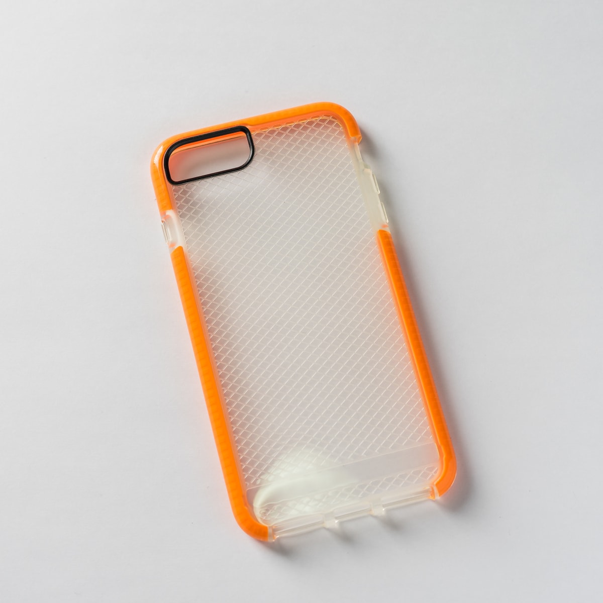 TECH 21 TRANS + BORDE NARANJO IPHONE 7P/8P1