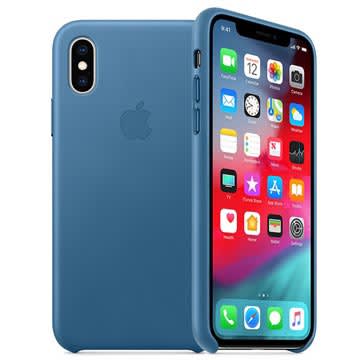 LEATHER CASE  AZUL IPHONE XS MAX1