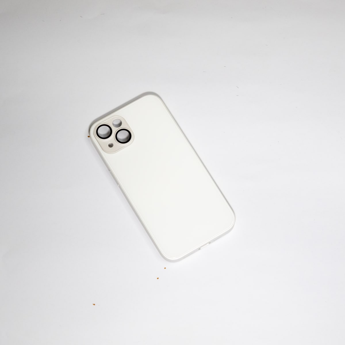 CARCASA VIDRIO 9D Y PROTECTOR CÁMARA - BLANCO IPHONE 141